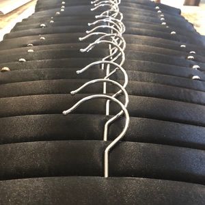 COPY - Black Satin Hangers